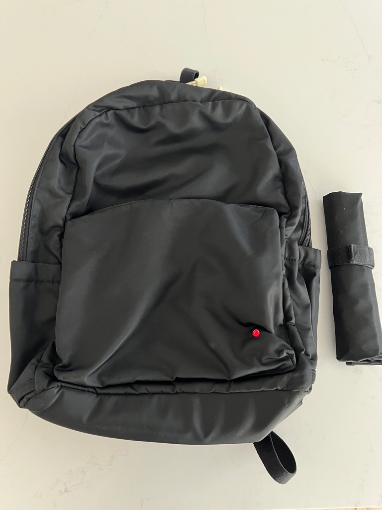 State Black Lorimer Diaper Bag Backpack With Compact Changing Pad